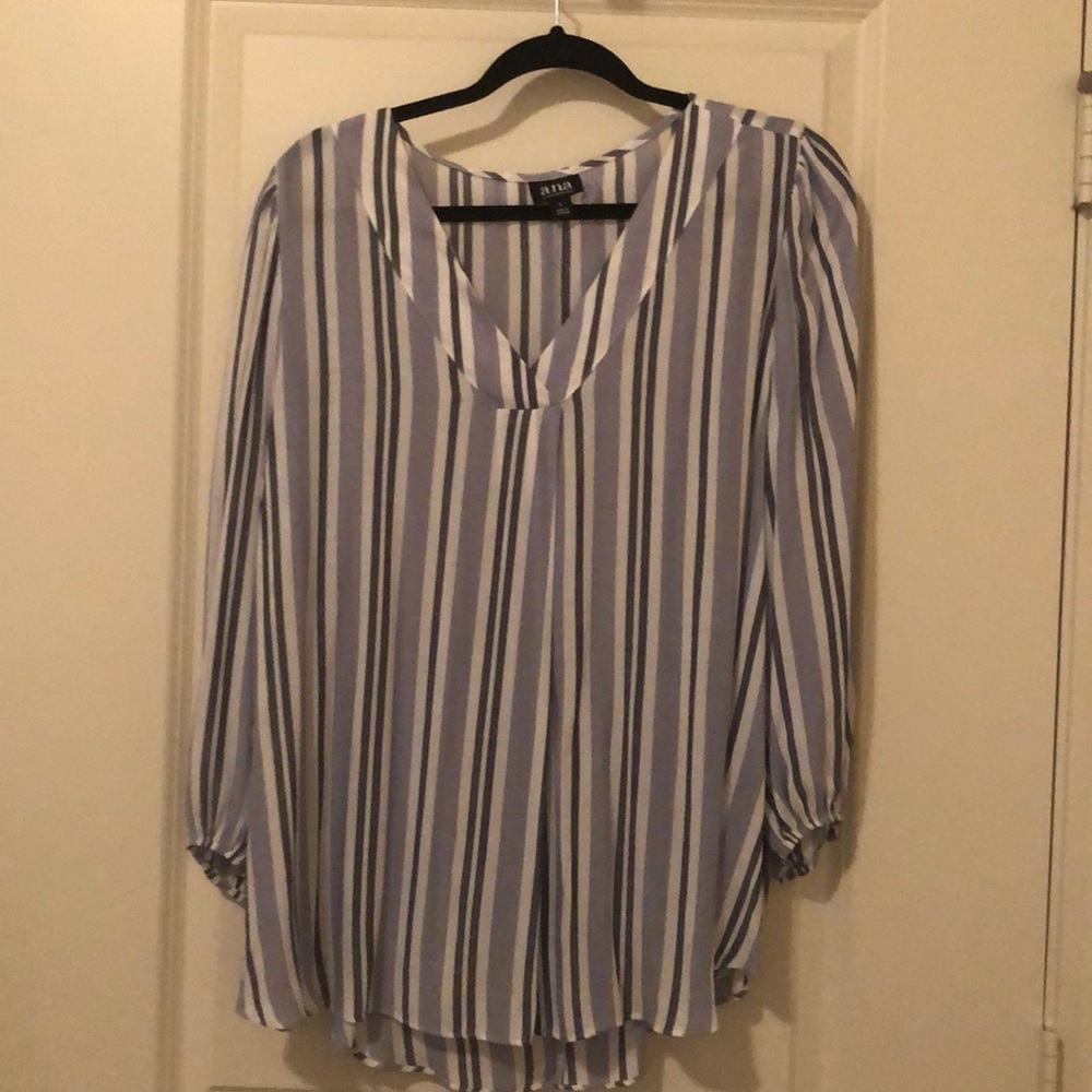 Flowy striped top